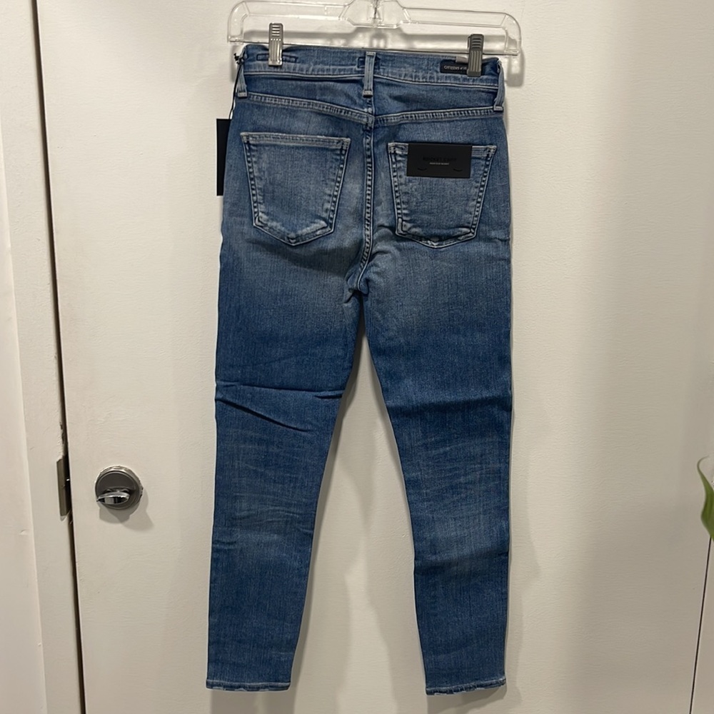 Citizen Of Humanity Rocket Crop High Rise Skinny Jeans Aura - Picture 4 of 8
